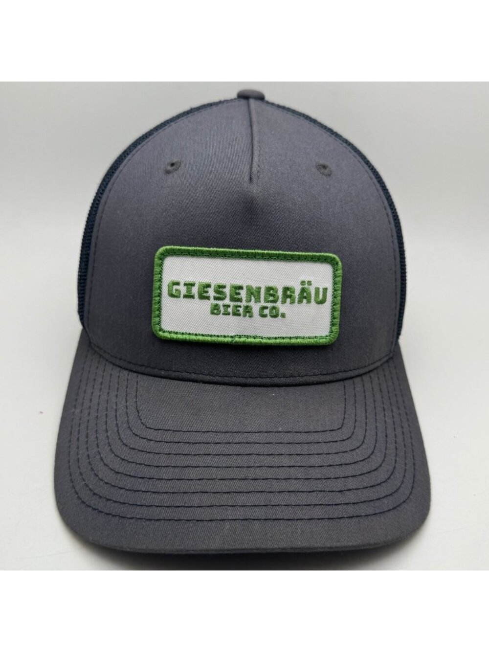 Giesenbräu Bier Co. Trucker Hat Adjustable Snapback Charcoal Richardson 112FP